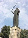 Sculpture The First Swallows in Vilnius, Lithuania